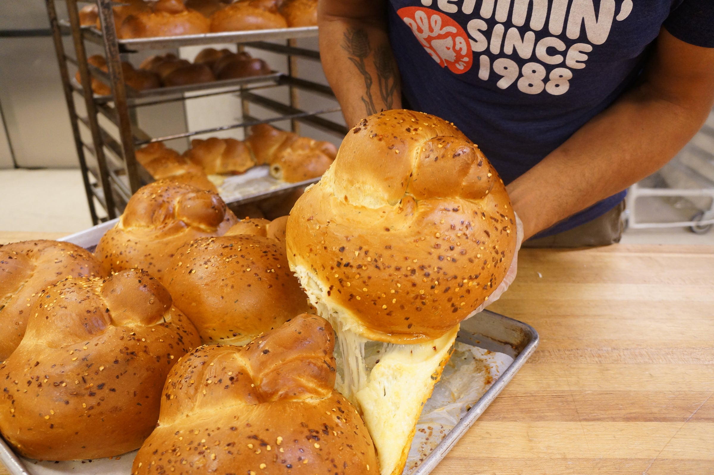 Hot & Spicy Cheese Bread Loaf | Stella's Bakery Online Store